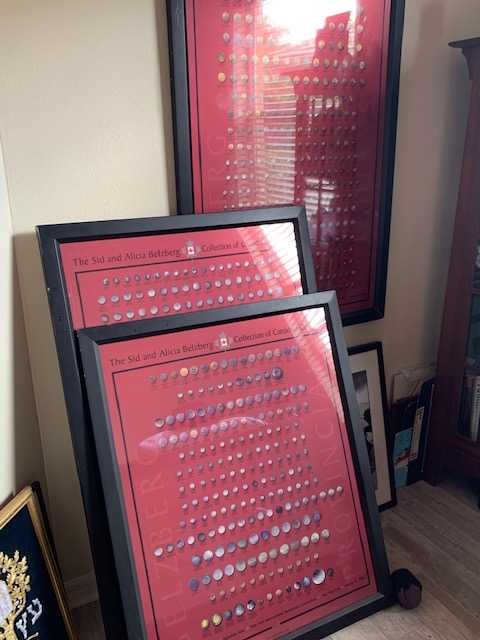 Posters-Of-Complete-Set-Of-Canadian-And-Provincial-Coins-Including-1911/12-Specimen-Set-With-Dollar.